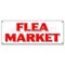 Signmission FLEA MARKET BANNER SIGN produce clothes discount kitchen fruit tools B-Flea Market - alternate 1